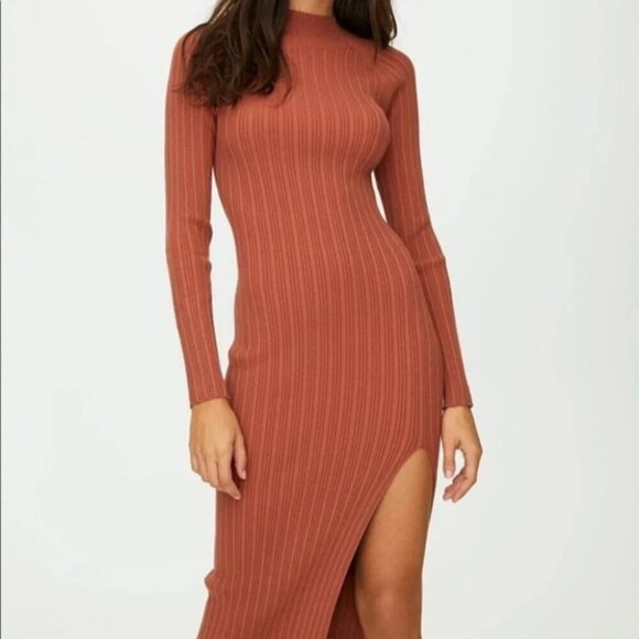 Aritzia Wilfred Alchemy Dress Long  Sleeve Bodycon Dress Size Small - Picture 5 of 10